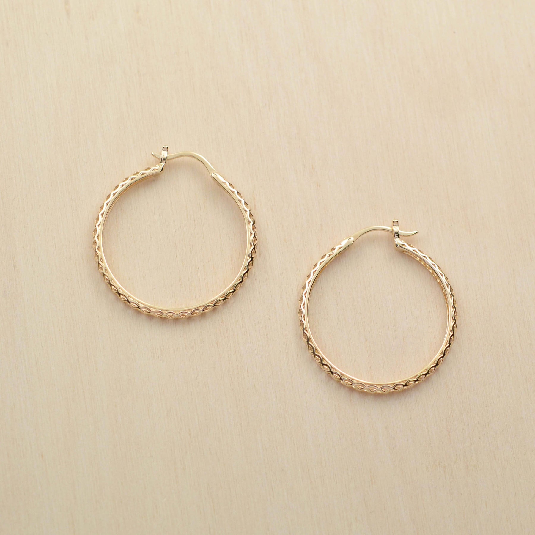 Boucles d'oreille CROISILLON - plaqué or - Bijoux fantaisie femme | Votre boutique en ligne de bijoux fantaisie - yukablanc