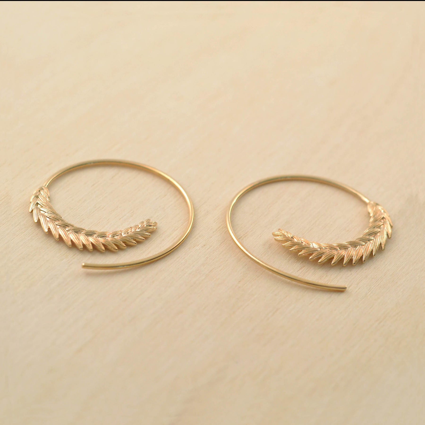 Boucles d'oreille ÉPIS - plaqué or - Bijoux fantaisie femme | Votre boutique en ligne de bijoux fantaisie - yukablanc