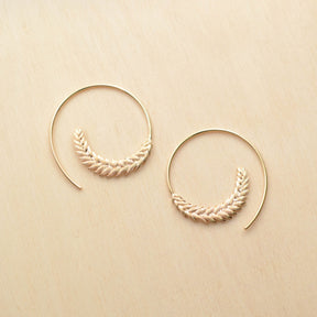 Boucles d'oreille ÉPIS - plaqué or - Bijoux fantaisie femme | Votre boutique en ligne de bijoux fantaisie - yukablanc