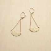 Boucles d'oreilles DUNE - plaqué à l'or fin 24 carats - Bijoux fantaisie femme | Votre boutique en ligne de bijoux fantaisie - yukablanc