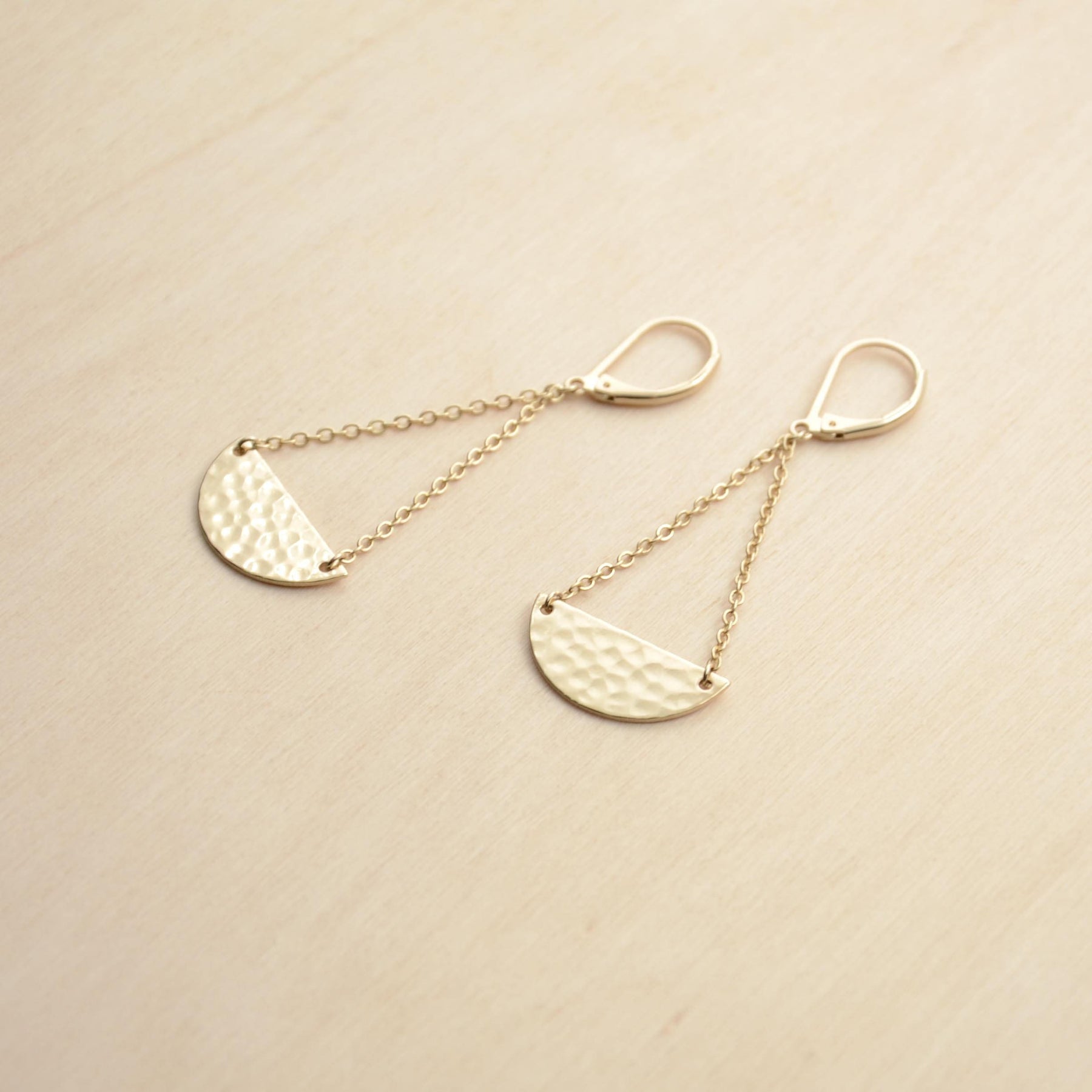 Boucles d'oreilles DUNE - plaqué à l'or fin 24 carats - Bijoux fantaisie femme | Votre boutique en ligne de bijoux fantaisie - yukablanc