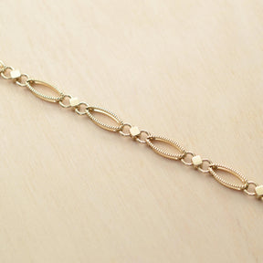 Bracelet MIRAGE - plaqué à l'or fin 24 carats - Bijoux fantaisie femme | Votre boutique en ligne de bijoux fantaisie - yukablanc